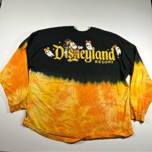 Disneyland Resort Spirit Jersey Adult XXL Mickey Ghosts Pumpkins Tie Dye Fall
